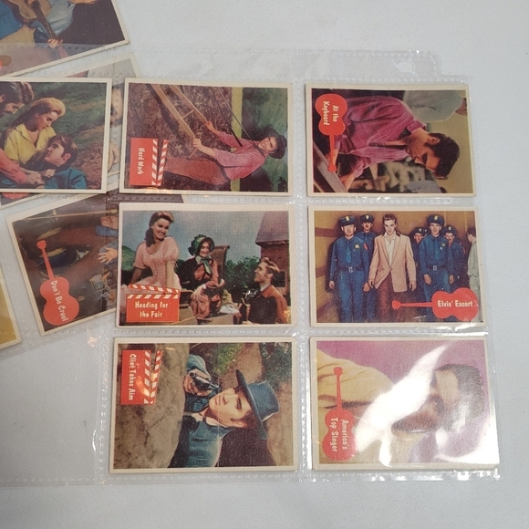 Lot of 16 Elvis Presley 1956 Bubbles Inc. Trading Cards Ungraded EUC - Picture 13 of 13